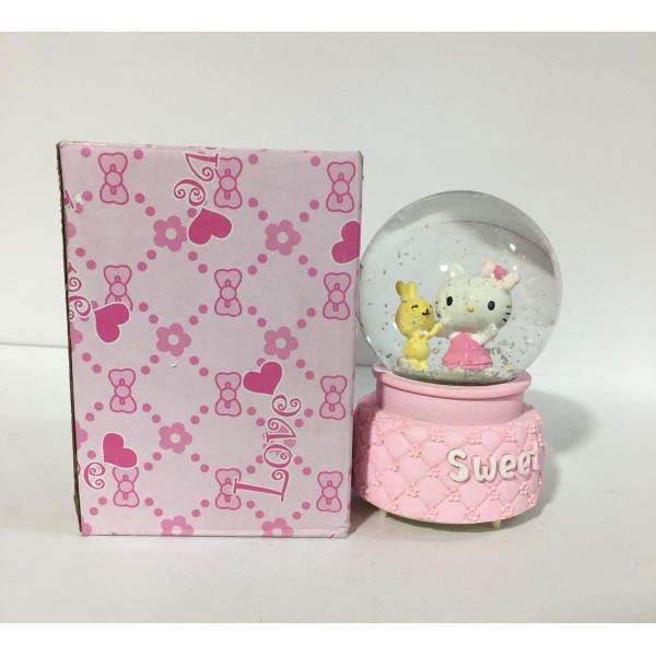 Boule de neige-hello kitty