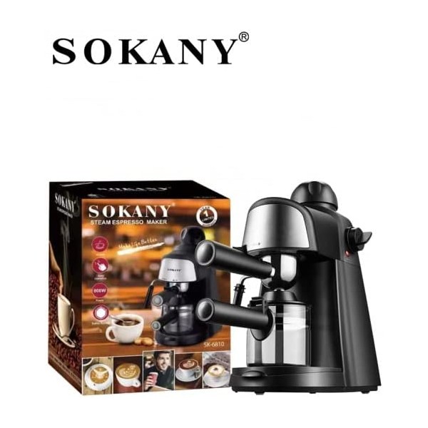 Machine à espresso à vapeur Sokany SK-6810