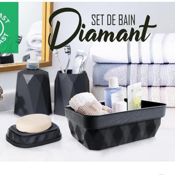 Set de bain - Diament - 4pcs