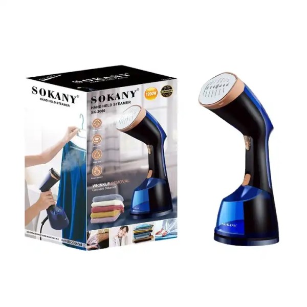 Sokany SK-3080 Portable Steam Iron: 1200 Watts Powerful Power Ironing Fast